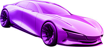 Футуристическая 3D анимация: спорткар и ракеты